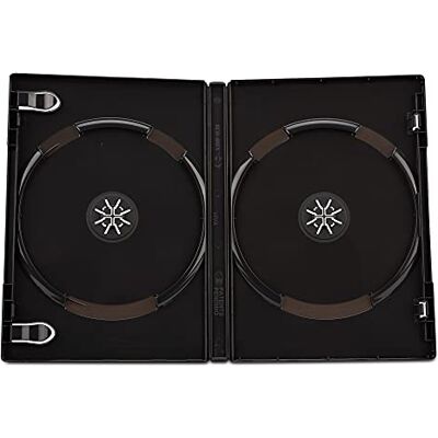 10 boîtiers DVD doubles Noir – 14 mm – par Dragontrading® - Publicité 10 boîtiers DVD doubles Noir – 14 mm – par Dragontrading® - Publicité
