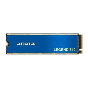 ADATA Legend 740 PCIe Gen3 x4 M.2 2280 SSD 500GB, NVMe 1.3, Jusqu’à 2500 Mo/s, NVMe 1.3, PC Gaming, 3D NAND, LDPC, Chiffrement AES 256 Bits Bleu - Publicité