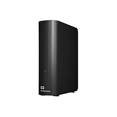 WD 14 To Elements HDD de bureau, USB 3.0, (supplémentaire pour les photos, la musique, les vidéos et tous les autres fichiers, résistant aux chocs) noir - Publicité WD 14 To Elements HDD de bureau, USB 3.0, (supplémentaire pour les photos, la musique, les vidéos et tous les autres fichiers, résistant aux chocs) noir - Publicité