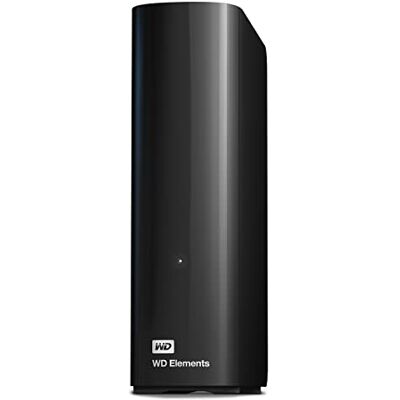 WD 12 To Elements HDD de bureau, USB 3.0, (supplémentaire pour les photos, la musique, les vidéos et tous les autres fichiers, résistant aux chocs) noir - Publicité WD 12 To Elements HDD de bureau, USB 3.0, (supplémentaire pour les photos, la musique, les vidéos et tous les autres fichiers, résistant aux chocs) noir - Publicité