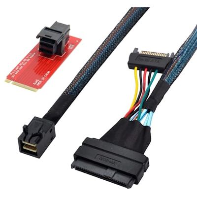 chenyang U.2 U2 SFF-8639 NVME PCIe SSD Cable Adaptateur pour Mainboard Intel SSD 750 p3600 p3700 M.2 SFF-8643 Mini SAS HD - Publicité chenyang U.2 U2 SFF-8639 NVME PCIe SSD Cable Adaptateur pour Mainboard Intel SSD 750 p3600 p3700 M.2 SFF-8643 Mini SAS HD - Publicité