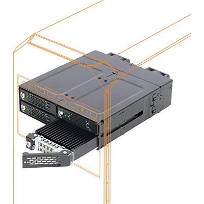 Icy Dock MB720MK-B V3 - Boîtier SSD avec Deux Ventilateurs - Publicité Icy Dock MB720MK-B V3 - Boîtier SSD avec Deux Ventilateurs - Publicité