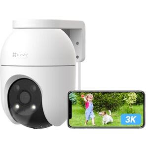 EZVIZ C8c 5MP Caméra Surveillance WiFi Extérieure à 360° avec Suivi Auto-Zoom, Détection de Forme Humaine/Véhicule, Vision Nocturne en Couleur, Audio Bidirectionnel, IP65 Etanche, Défense Active - Publicité EZVIZ C8c 5MP Caméra Surveillance WiFi Extérieure à 360° avec Suivi Auto-Zoom, Détection de Forme Humaine/Véhicule, Vision Nocturne en Couleur, Audio Bidirectionnel, IP65 Etanche, Défense Active - Publicité