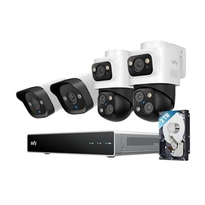 Système de Sécurité Eufy NVR S4 Bullet - Caméra IP 4K Intérieur & Extérieur - Publicité Système de Sécurité Eufy NVR S4 Bullet - Caméra IP 4K Intérieur & Extérieur - Publicité