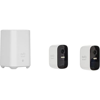 eufy Security Anker T88313D2 caméra de sécurité Intérieure et extérieure Boîte Mur Blanc - Publicité eufy Security Anker T88313D2 caméra de sécurité Intérieure et extérieure Boîte Mur Blanc - Publicité