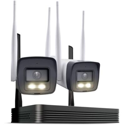 Kit de surveillance IP sans fil Hikvision HiLook - 4MP, IR 30m, Audio, NVR 4 canaux - Publicité Kit de surveillance IP sans fil Hikvision HiLook - 4MP, IR 30m, Audio, NVR 4 canaux - Publicité