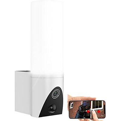 VisorTech Applique LED et caméra connectée Full HD avec capteur PIR - Publicité VisorTech Applique LED et caméra connectée Full HD avec capteur PIR - Publicité
