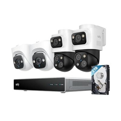 Système de Sécurité Eufy NVR S4 Bullet - Caméra IP 4K Intérieur & Extérieur - Publicité Système de Sécurité Eufy NVR S4 Bullet - Caméra IP 4K Intérieur & Extérieur - Publicité
