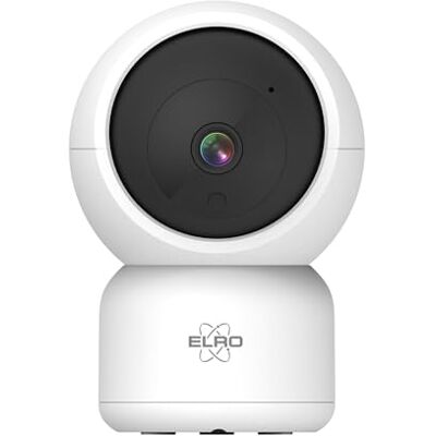 Elro Caméra de sécurité IP WiFi intérieure CI5000 avec capteur de Mouvement et Vision Nocturne Caméra de sécurité Full HD 1080P avec sirène - Publicité Elro Caméra de sécurité IP WiFi intérieure CI5000 avec capteur de Mouvement et Vision Nocturne Caméra de sécurité Full HD 1080P avec sirène - Publicité