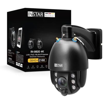 INSTAR IN-9820 4k Schwarz 18003 Ip?berwachungskamera ( IN-9820 4k Schwarz 18003) - Publicité INSTAR IN-9820 4k Schwarz 18003 Ip?berwachungskamera ( IN-9820 4k Schwarz 18003) - Publicité