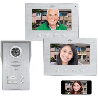 Elro DV4000-2 Vidéophone WiFi-IP │ 2 Appartements │ Caméra 1080P Full-HD avec Vision Nocturne │ Câble à 4 Fils │ 16 Sonneries - Publicité Elro DV4000-2 Vidéophone WiFi-IP │ 2 Appartements │ Caméra 1080P Full-HD avec Vision Nocturne │ Câble à 4 Fils │ 16 Sonneries - Publicité