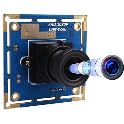 ELP Webcam USB 2 mégapixels Full HD 1080p, capteur CMOS OV2710, module de caméra USB Plug and Play avec objectif 3,6 mm, haute vitesse 480p 100 fps USB caméra pour Raspberry Pi/Windows USBFHD01M-L36 - Publicité ELP Webcam USB 2 mégapixels Full HD 1080p, capteur CMOS OV2710, module de caméra USB Plug and Play avec objectif 3,6 mm, haute vitesse 480p 100 fps USB caméra pour Raspberry Pi/Windows USBFHD01M-L36 - Publicité
