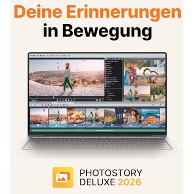 MAGIX Photostory Deluxe 2026 – Vos souvenirs en mouvement Logiciel de retouche photo Logiciel de montage vidéo Pour PC Windows 11 1 licence de téléchargement pour 2 appareils - Publicité MAGIX Photostory Deluxe 2026 – Vos souvenirs en mouvement Logiciel de retouche photo Logiciel de montage vidéo Pour PC Windows 11 1 licence de téléchargement pour 2 appareils - Publicité