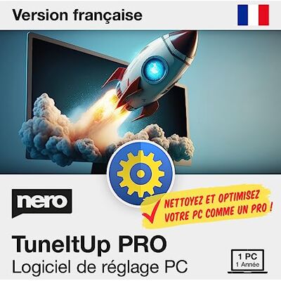 Ahead Nero TuneItUp PRO Logiciel optimisation PC Accélérer Windows Démarrage rapide Navigation plus rapide Licence annuelle Windows 11/10/8/7 1 PC - Publicité Ahead Nero TuneItUp PRO Logiciel optimisation PC Accélérer Windows Démarrage rapide Navigation plus rapide Licence annuelle Windows 11/10/8/7 1 PC - Publicité