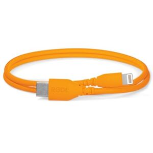 RØDE Câble SC21 USB-C vers Lightning (30 cm, Orange) - Publicité RØDE Câble SC21 USB-C vers Lightning (30 cm, Orange) - Publicité