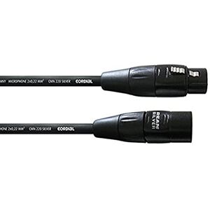Cordial CABLES Câble micro XLR 50 cm CÂBLES MICROPHONE Essentials Symétrique Rean Silver - Publicité Cordial CABLES Câble micro XLR 50 cm CÂBLES MICROPHONE Essentials Symétrique Rean Silver - Publicité