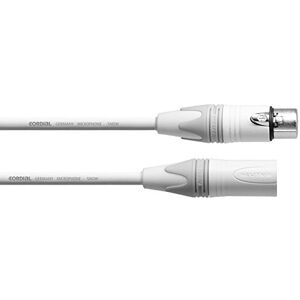 Cordial CABLES Câble micro XLR 10 m blanc CÂBLES MICROPHONE Peak Symétrique - Publicité Cordial CABLES Câble micro XLR 10 m blanc CÂBLES MICROPHONE Peak Symétrique - Publicité