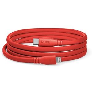 RØDE Câble SC19 USB-C vers Lightning (1,5 m, Rouge) - Publicité RØDE Câble SC19 USB-C vers Lightning (1,5 m, Rouge) - Publicité