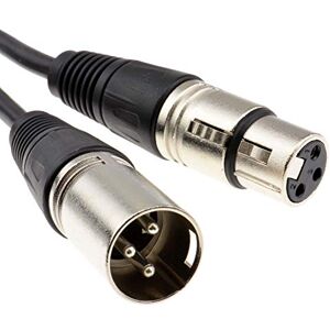 kenable - XLR Male to Female Cable - 0.25m - Noir - Cable - Publicité kenable - XLR Male to Female Cable - 0.25m - Noir - Cable - Publicité