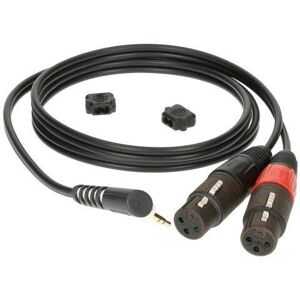 Klotz AY8A0200 Câble adaptateur mini-jack coudé vers 2 prises XLR femelles 2 m - Publicité Klotz AY8A0200 Câble adaptateur mini-jack coudé vers 2 prises XLR femelles 2 m - Publicité