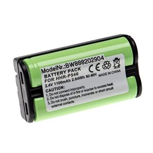 vhbw Batterie Compatible avec Panasonic PQWBTG1000N téléphone Fixe sans Fil (1100mAh, 2,4V, NiMH) - Publicité
