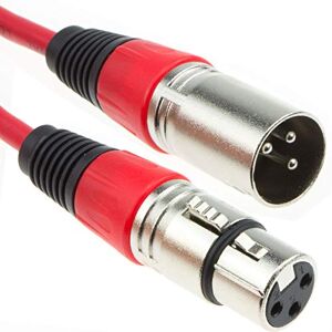 Kenable Câble microphone XLR - Rouge - 10m - Câble - Publicité Kenable Câble microphone XLR - Rouge - 10m - Câble - Publicité