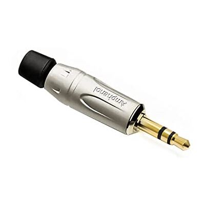 Amphenol KS3P-AU Connecteur jack 3,5 mm mâle droit stéréo argenté 1 pièce - Publicité Amphenol KS3P-AU Connecteur jack 3,5 mm mâle droit stéréo argenté 1 pièce - Publicité