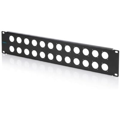 Digitus Panneau de Rack 19 Pouces – 24 modules de Type D – 2U Tôle d'acier – Pour prises XLR, jack, Speakon, HDMI, USB, BNC, LAN, FireWire – avec matériel de fixation – Noir - Publicité Digitus Panneau de Rack 19 Pouces – 24 modules de Type D – 2U Tôle d'acier – Pour prises XLR, jack, Speakon, HDMI, USB, BNC, LAN, FireWire – avec matériel de fixation – Noir - Publicité