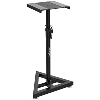 Support de Moniteur Audibax Neo Sm1 - Acier, Réglable en Hauteur, 45kg - Publicité Support de Moniteur Audibax Neo Sm1 - Acier, Réglable en Hauteur, 45kg - Publicité