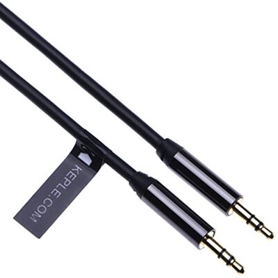 Keple Câble jack auxiliaire audio court avec prise jack stéréo 3,5 mm Câble pour Android, iPhone, haut-parleurs Bluetooth, écouteurs sans fil, tablettes, MP3, systèmes stéréo de voiture et plus (0,25 m) - Publicité Keple Câble jack auxiliaire audio court avec prise jack stéréo 3,5 mm Câble pour Android, iPhone, haut-parleurs Bluetooth, écouteurs sans fil, tablettes, MP3, systèmes stéréo de voiture et plus (0,25 m) - Publicité