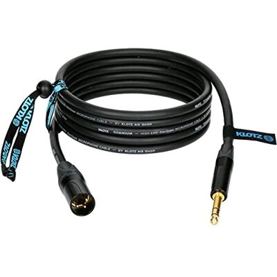 Klotz Câble Titanium StarQuad Jack TRS/XLR mâle Neutrik, 3m - Publicité Klotz Câble Titanium StarQuad Jack TRS/XLR mâle Neutrik, 3m - Publicité