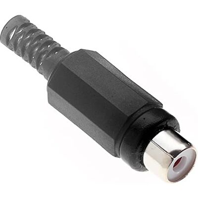 Keple In Line Phono femelle, noir 10 pièces, adaptateur RCA Panel Femelle nickelé, pour Amplificateur Audio Terminal mâle - Publicité Keple In Line Phono femelle, noir 10 pièces, adaptateur RCA Panel Femelle nickelé, pour Amplificateur Audio Terminal mâle - Publicité