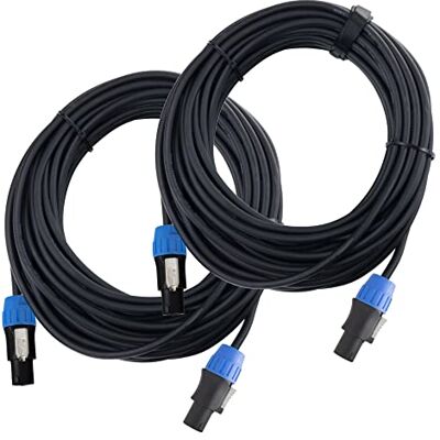 Pronomic pro-line BOXSP2-10 Câble Haut-Parleur Compatible Speakon 10m Lot Connecteur: 2 pôles compatible Speakon, Section des conducteurs: 2x 2, 5 mm², Longueur: 10 m, Couleur de la gaine: noir - Publicité Pronomic pro-line BOXSP2-10 Câble Haut-Parleur Compatible Speakon 10m Lot Connecteur: 2 pôles compatible Speakon, Section des conducteurs: 2x 2, 5 mm², Longueur: 10 m, Couleur de la gaine: noir - Publicité