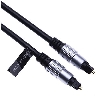 Keple Optical TOSLINK Digital Audio Cable SPDIF compatible avec Sonos Playbar BOSE Cinemate 15/Solo 15 Series II Soundstage/SoundTouch 30 LG LAS160B/LAS260B 2.0 Ch 100W /LG LAS455H 2.1/LG NB3540 1m - Publicité Keple Optical TOSLINK Digital Audio Cable SPDIF compatible avec Sonos Playbar BOSE Cinemate 15/Solo 15 Series II Soundstage/SoundTouch 30 LG LAS160B/LAS260B 2.0 Ch 100W /LG LAS455H 2.1/LG NB3540 1m - Publicité