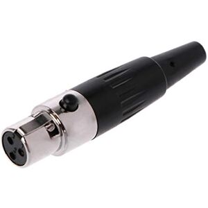 Shenxay Adaptateur convertisseur prise jack femelle 3 broches/4 broches mini XLR audio microphone - Publicité Shenxay Adaptateur convertisseur prise jack femelle 3 broches/4 broches mini XLR audio microphone - Publicité