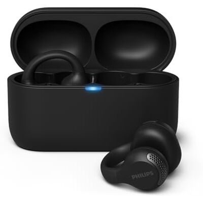 Philips TAQ2000BK écouteurs True Wireless Style oreillette, Conception Open Ear multipoint Bluetooth, autonomie 28 Heures, boîtier de Charge en Format de Poche, appels clairs Noir - Publicité Philips TAQ2000BK écouteurs True Wireless Style oreillette, Conception Open Ear multipoint Bluetooth, autonomie 28 Heures, boîtier de Charge en Format de Poche, appels clairs Noir - Publicité