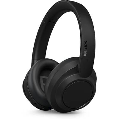 Philips TAH6509BK/00 Casque sans Fil Bluetooth Supra-auriculaire à réduction de Bruit Excellente qualité d'appel, Compatible avec Les Assistants vocaux et jusqu'à 70 Heures d'autonomie Noir - Publicité Philips TAH6509BK/00 Casque sans Fil Bluetooth Supra-auriculaire à réduction de Bruit Excellente qualité d'appel, Compatible avec Les Assistants vocaux et jusqu'à 70 Heures d'autonomie Noir - Publicité