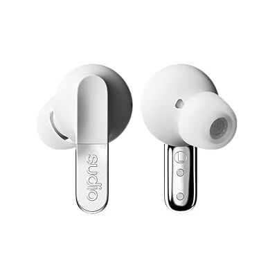 Sudio N3Pro Blanche Neige Les écouteurs à réduction de Bruit pour Le Jour et la Nuit. Suppression Active du Bruit (35 DB), Longue durée d'écoute de 5,5 Heures, résistance à l'eau, Bluetooth 5.4 - Publicité Sudio N3Pro Blanche Neige Les écouteurs à réduction de Bruit pour Le Jour et la Nuit. Suppression Active du Bruit (35 DB), Longue durée d'écoute de 5,5 Heures, résistance à l'eau, Bluetooth 5.4 - Publicité