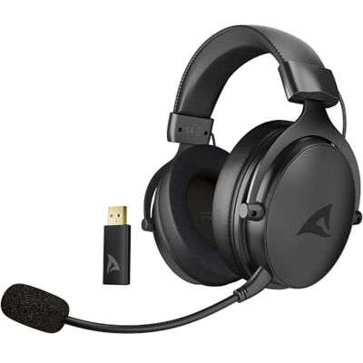Sharkoon Skiller SGH40W Casque stéréo pour PC, Double Mode, sans Fil & TRRS - Publicité Sharkoon Skiller SGH40W Casque stéréo pour PC, Double Mode, sans Fil & TRRS - Publicité