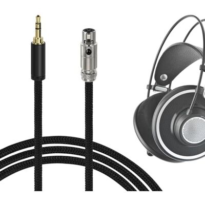 GEEKRIA Apollo câble audio de mise à niveau en nylon tressé, compatible avec AKG K702 & K271, 3,5 mm vers XLR, câble de remplacement pour casque Hi-Res/Audiophile HiFi (1,5 m) - Publicité GEEKRIA Apollo câble audio de mise à niveau en nylon tressé, compatible avec AKG K702 & K271, 3,5 mm vers XLR, câble de remplacement pour casque Hi-Res/Audiophile HiFi (1,5 m) - Publicité