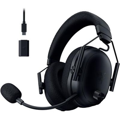 Razer BlackShark V3 Pro Casque ANC sans Fil pour l’Esport Annulation Active Haut-parleurs 50mm Micro HyperClear Amovible Wireless 2,4 GHz & Bluetooth FPS PC/Mac Noir - Publicité Razer BlackShark V3 Pro Casque ANC sans Fil pour l’Esport Annulation Active Haut-parleurs 50mm Micro HyperClear Amovible Wireless 2,4 GHz & Bluetooth FPS PC/Mac Noir - Publicité