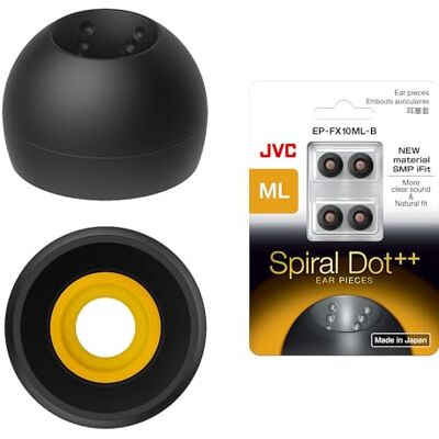 JVC - EPFX10 - Small-Large - Noir - Ear tips - Publicité JVC - EPFX10 - Small-Large - Noir - Ear tips - Publicité