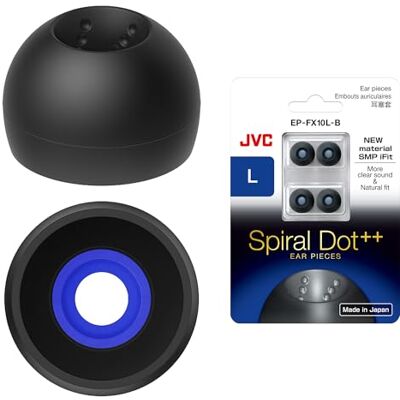 JVC EPFX10 Ensemble de 4 embouts d'oreille - Pour modèles JVC - Publicité JVC EPFX10 Ensemble de 4 embouts d'oreille - Pour modèles JVC - Publicité