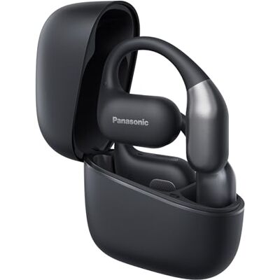 Panasonic RB-F10DE-K Écouteurs Oreilles Libres sans Fil Sport, Écouteurs Bluetooth avec Microphone ENC, 25 Heures d'Autonomie, Bluetooth 5.4, IPX4, Commandes Tactiles, Noir - Publicité Panasonic RB-F10DE-K Écouteurs Oreilles Libres sans Fil Sport, Écouteurs Bluetooth avec Microphone ENC, 25 Heures d'Autonomie, Bluetooth 5.4, IPX4, Commandes Tactiles, Noir - Publicité