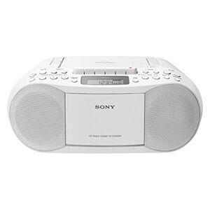 Sony Lecteur CD/cassette/radio portable blanc - Publicité