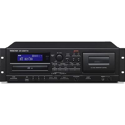 Tascam Lecteur CD, platine cassette et graveur USB, CD-A580 v2 - Publicité Tascam Lecteur CD, platine cassette et graveur USB, CD-A580 v2 - Publicité