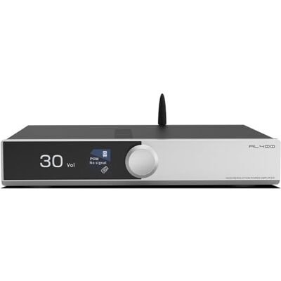 S.M.S.L SMSL AL400 DAC,Amplificateur de puissance,Amplificateur de puissance phono,puce TPA3255 Amp CS43131,modes de filtre basse passe/5 à 4 étapes compatibles avec les cartouches phono MM/MC (Argent) - Publicité S.M.S.L SMSL AL400 DAC,Amplificateur de puissance,Amplificateur de puissance phono,puce TPA3255 Amp CS43131,modes de filtre basse passe/5 à 4 étapes compatibles avec les cartouches phono MM/MC (Argent) - Publicité
