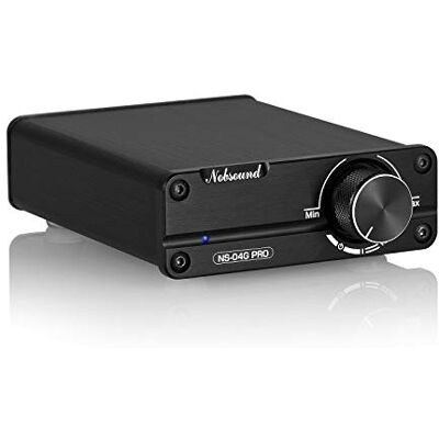 Nobsound Mini Dual TPA3116 Amplificateur de puissance numérique HiFi stéréo Amp de qualité audio 2.0 canaux 100 W × 2 avec amplificateur pré-ampli NE5532P (noir/noir) (avec alimentation électrique) - Publicité Nobsound Mini Dual TPA3116 Amplificateur de puissance numérique HiFi stéréo Amp de qualité audio 2.0 canaux 100 W × 2 avec amplificateur pré-ampli NE5532P (noir/noir) (avec alimentation électrique) - Publicité