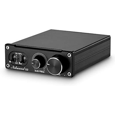 Nobsound G2 Amplificateur de puissance de basses 100 W avec ampli mono, ampli de basses domestique, ampli mono pleine fréquence, ampli ponté sortie PBTL/BTL, contrôle de gain, avec alimentation - Publicité Nobsound G2 Amplificateur de puissance de basses 100 W avec ampli mono, ampli de basses domestique, ampli mono pleine fréquence, ampli ponté sortie PBTL/BTL, contrôle de gain, avec alimentation - Publicité