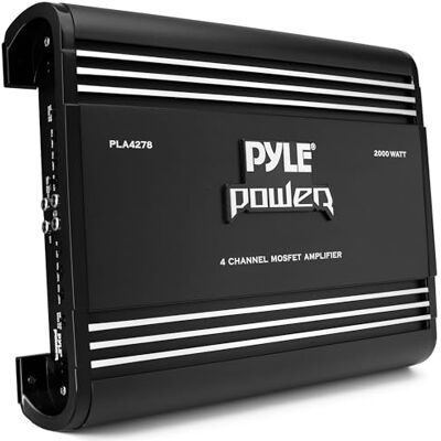 Pyle PLA4278 4.0 Voiture avec Fil Noir amplificateur Audio Amplificateurs Audio (4.0 canaux, 500 W, 90 DB, 2 W, 47000 Ohm, 20-50000 Hz) - Publicité Pyle PLA4278 4.0 Voiture avec Fil Noir amplificateur Audio Amplificateurs Audio (4.0 canaux, 500 W, 90 DB, 2 W, 47000 Ohm, 20-50000 Hz) - Publicité